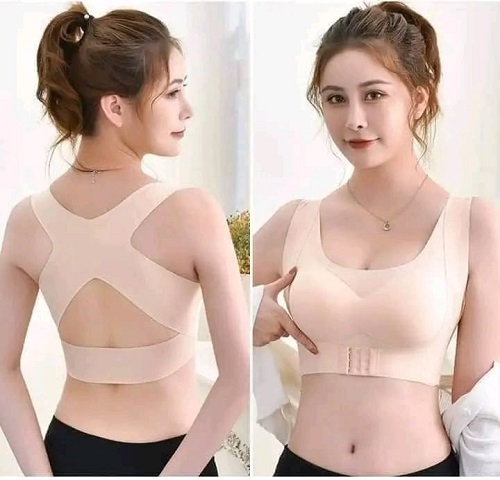 Hot & Useful Ladies air Sports bra (Color-Skin)