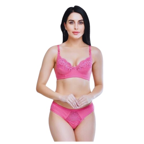 Trendy Designed Girl's & Women Lingerie Cotton Blended Bra & Panty Set