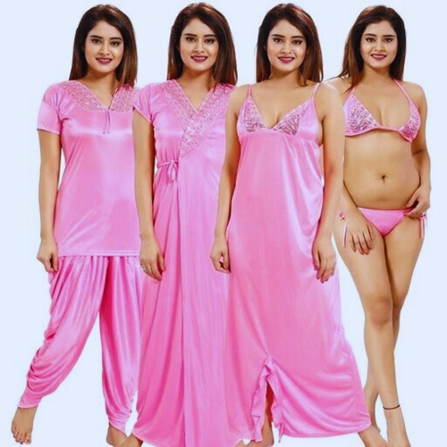 Night Dress Indian Cotton Soft Comfortable 6 Part Long