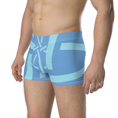 THAILAND LOT MEN BOXER ( 2 PCS PACK ) SHORTS GRAPHENE ANTIBACTERIAL ICE SILK UNDERWEAR MAN BOXER SHORTS