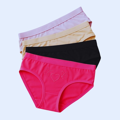 4 PCS PACK PREMIUM QUALITY STREETS COTTON LOVE PANTY